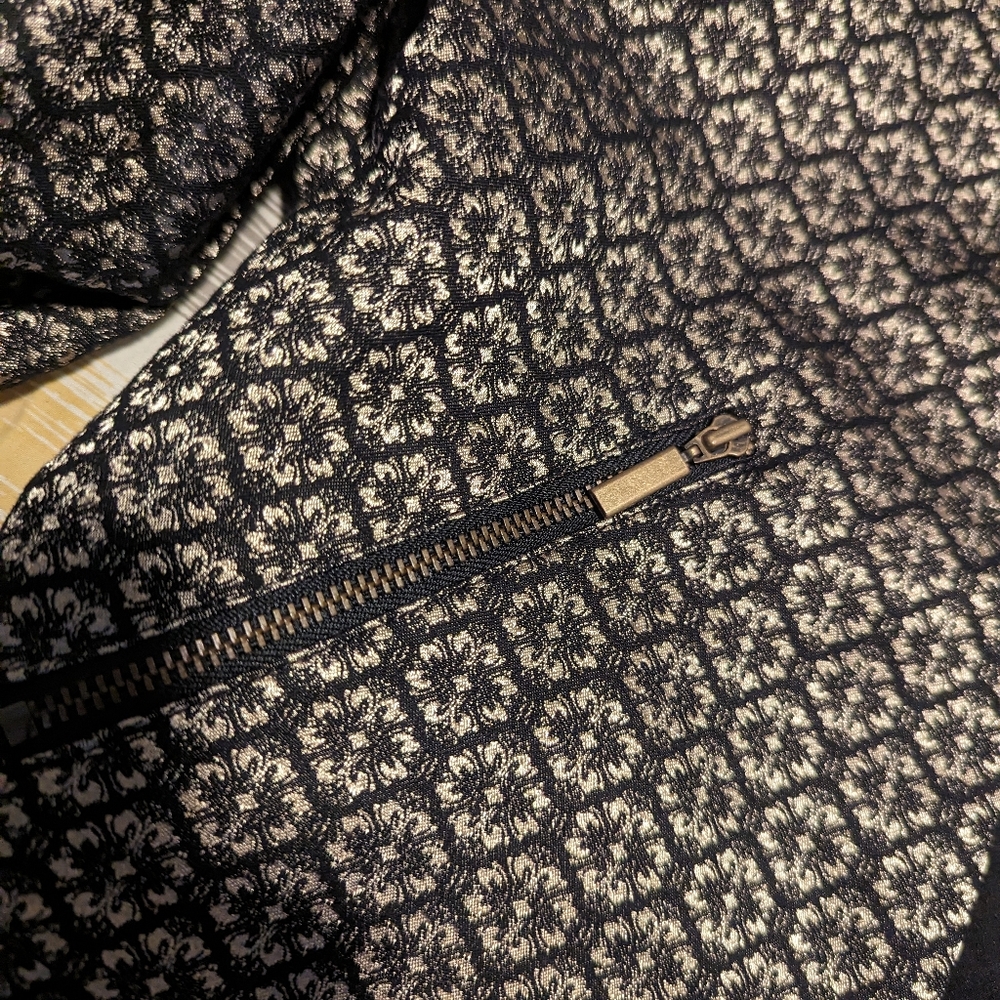 Chicos black and gold suit set